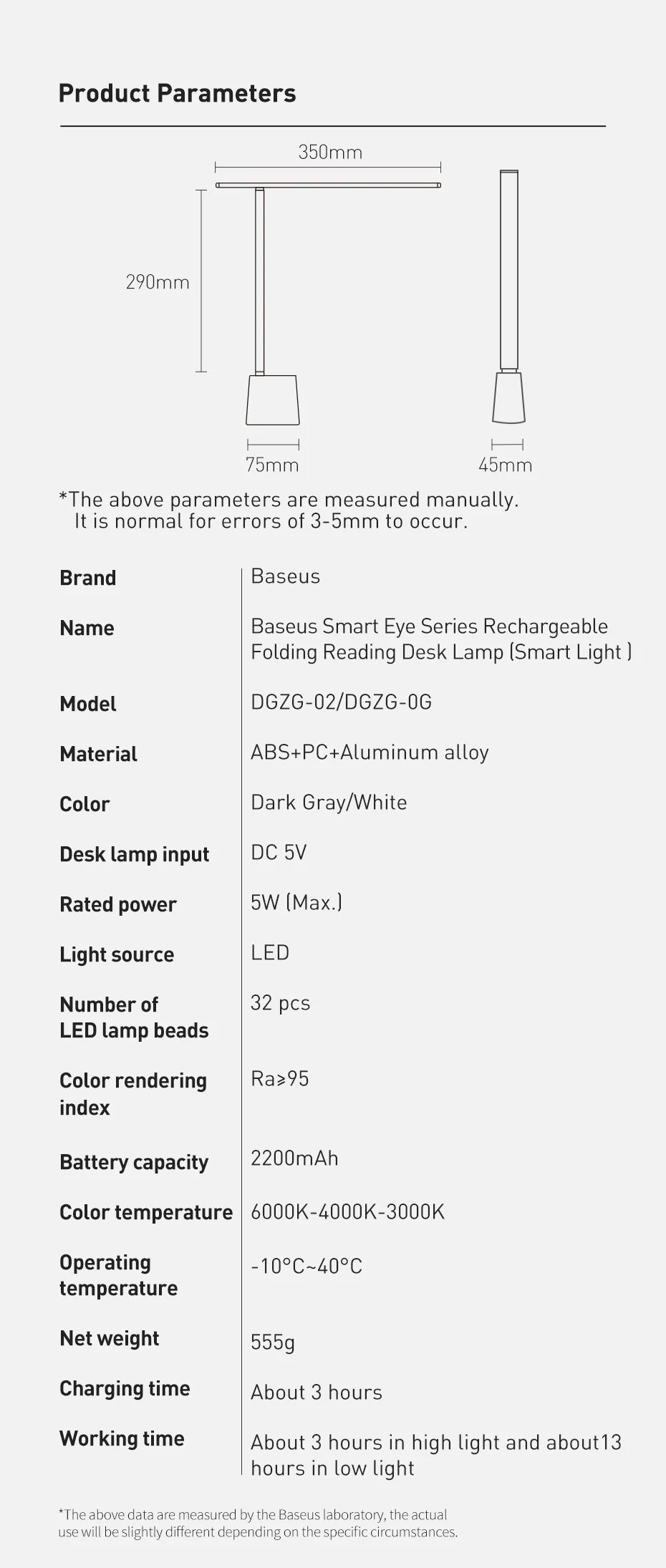 Luminária Baseus SmartLight