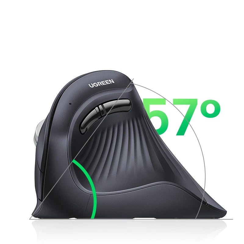 Mouse Vertical UGREEN ErgoFlow – Precisão e Ergonomia