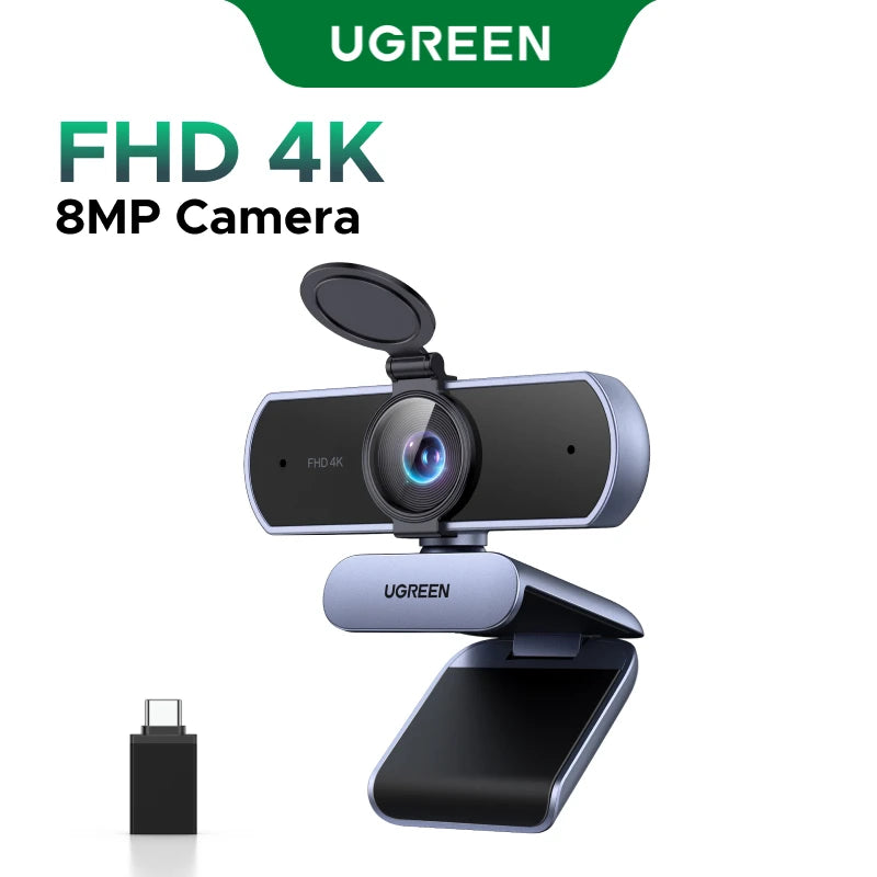 Webcam UGREEN – Imagem em Alta Definição