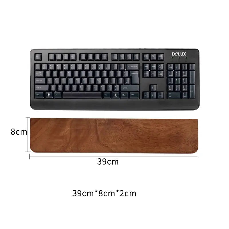 WoodFlow Wrist Rest – Ergonomic Comfort