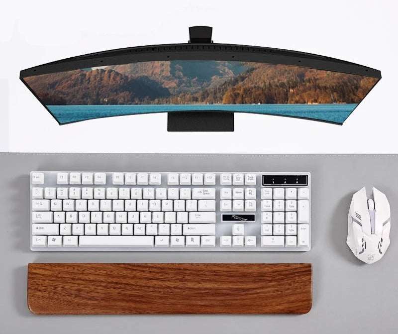 WoodFlow Wrist Rest – Ergonomic Comfort