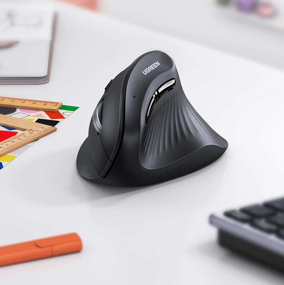 Mouse Vertical UGREEN ErgoFlow – Precisão e Ergonomia