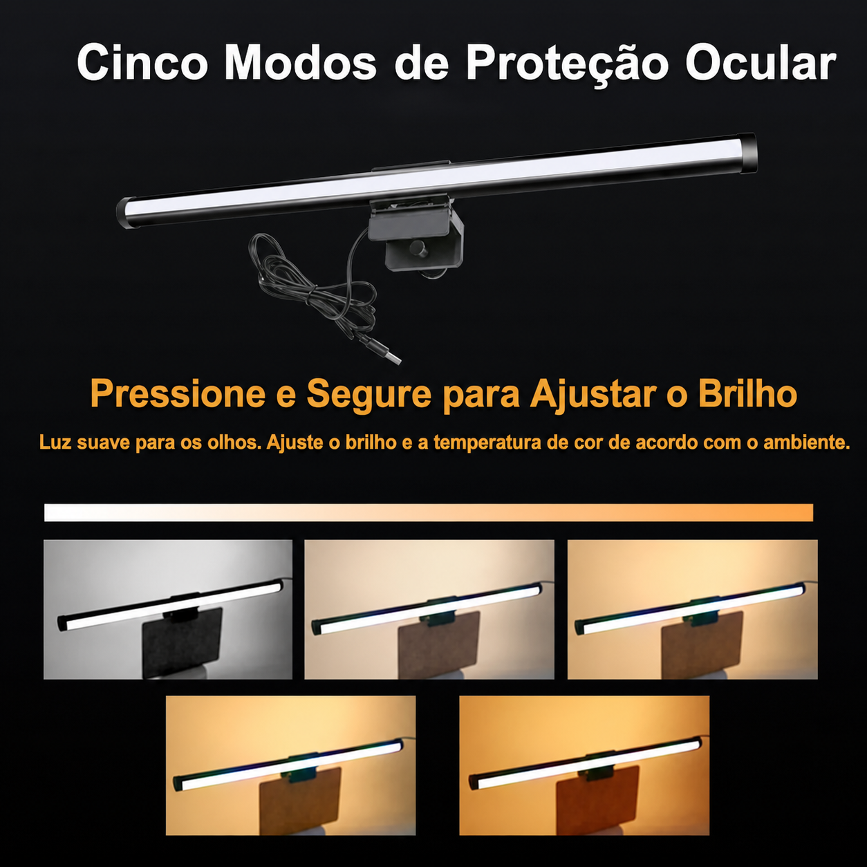 Barra de Luz LumenFlow — Conforto Visual